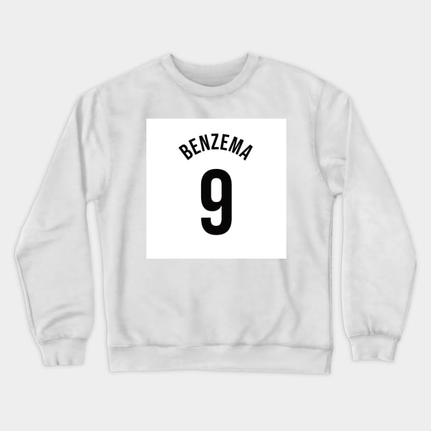 Benzema 9 Home Kit - 22/23 Season Crewneck Sweatshirt by GotchaFace
